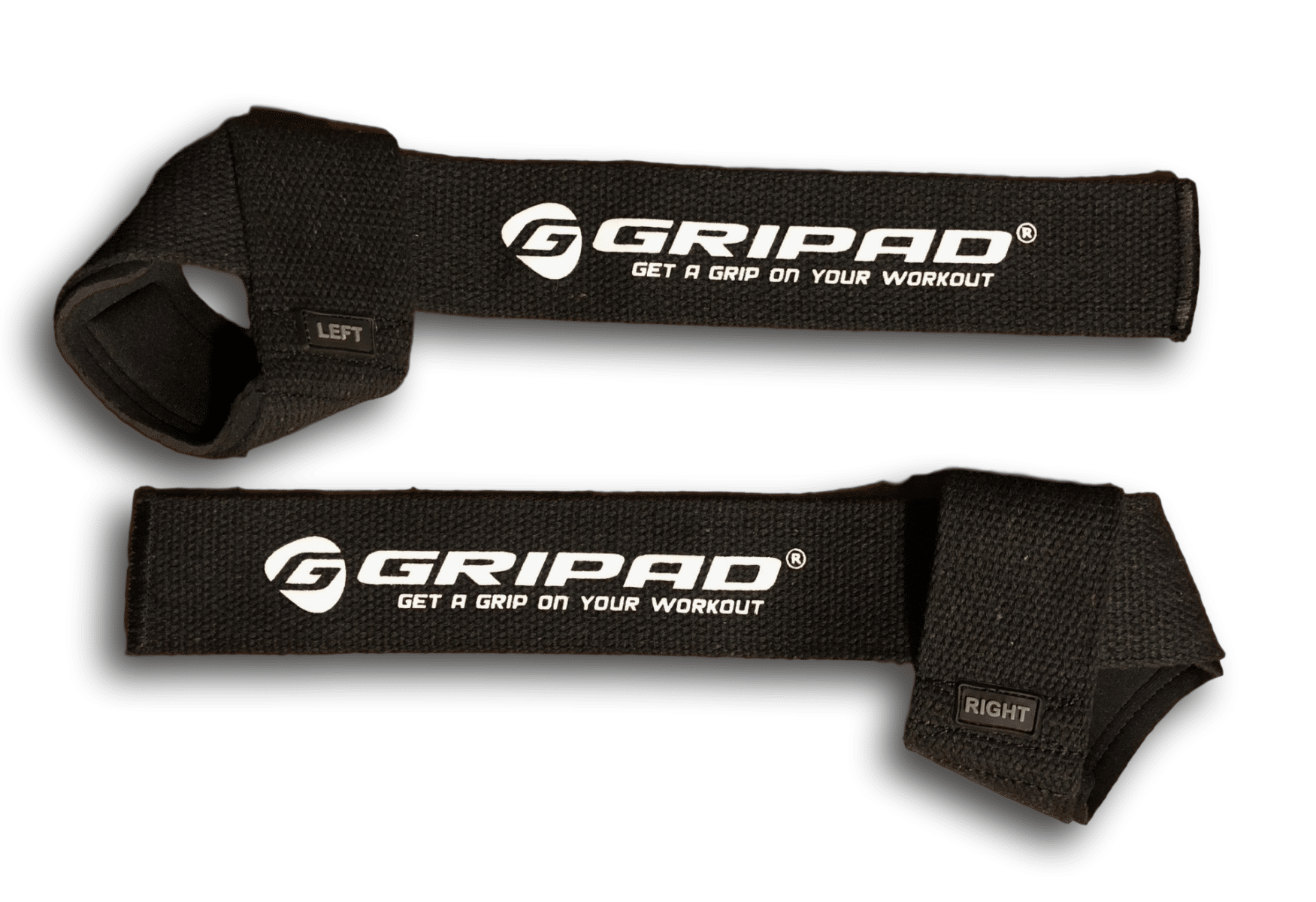 Lifting Straps | Gripad Weightlifting Straps Black 2.0